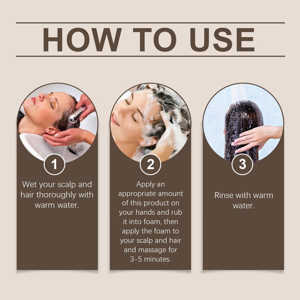 Hair Nourishing Shampoo Nourishes And Cares Hair To Increase Smoothness Volume And Strength Shampoo 100ml