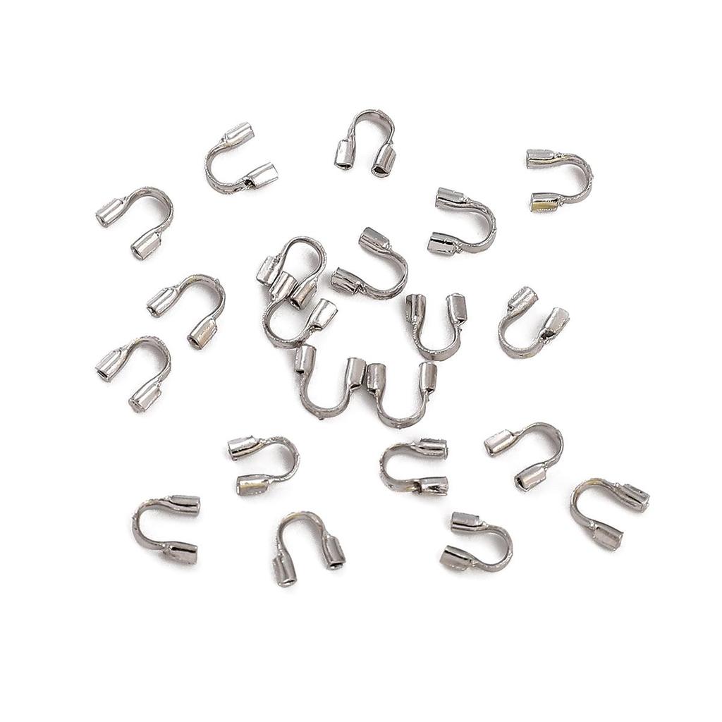 10/50 szt. Miedziana klamra w kształcie litery U do tworzenia biżuterii DIY akcesoria rzemieślnicze