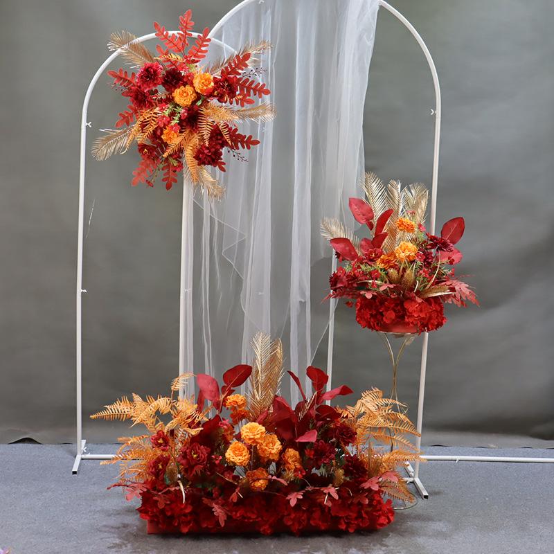 Car Delivery Ceremony Floral Arrangement: Flower Ball Scene Decor with Artificial Flowers for In-Store Display and Soft Decoration