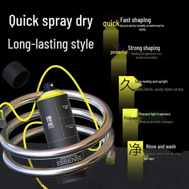 Liran Men's Hair Styling Spray & Clay Set
