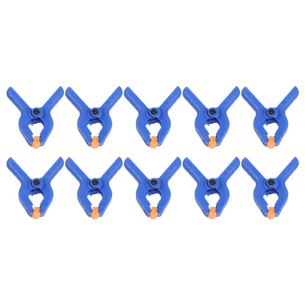 Hand Tool 10pcs 2in Spring Clamps Woodworking Tools Plastic Nylon Grip Jaw Opening Workshop Equipment Accommodate Irregular Item