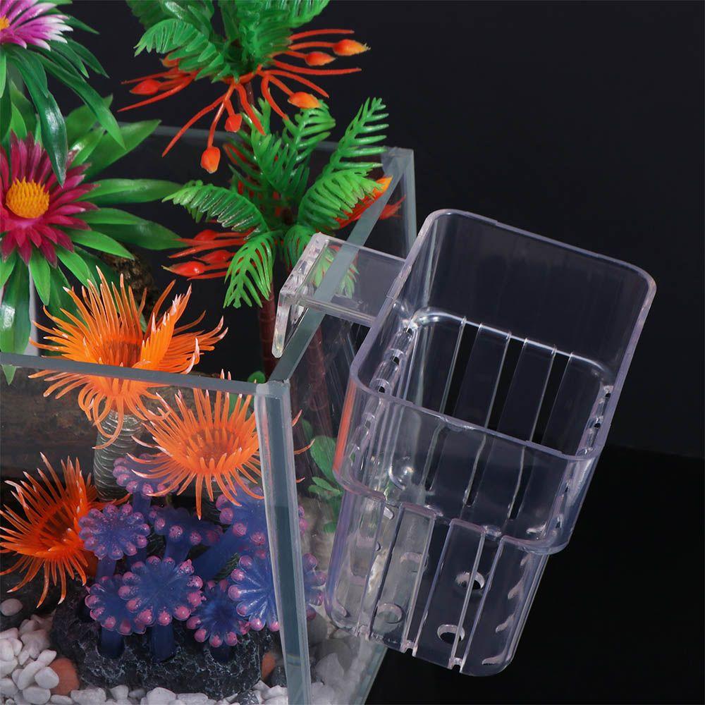 Hängendes Aquarium Pflanzkorb Plastik Transparent Hydroponik Halterung Tasse Haushalt Wasserpflanzen Pflanzbecher Landschaftsbau