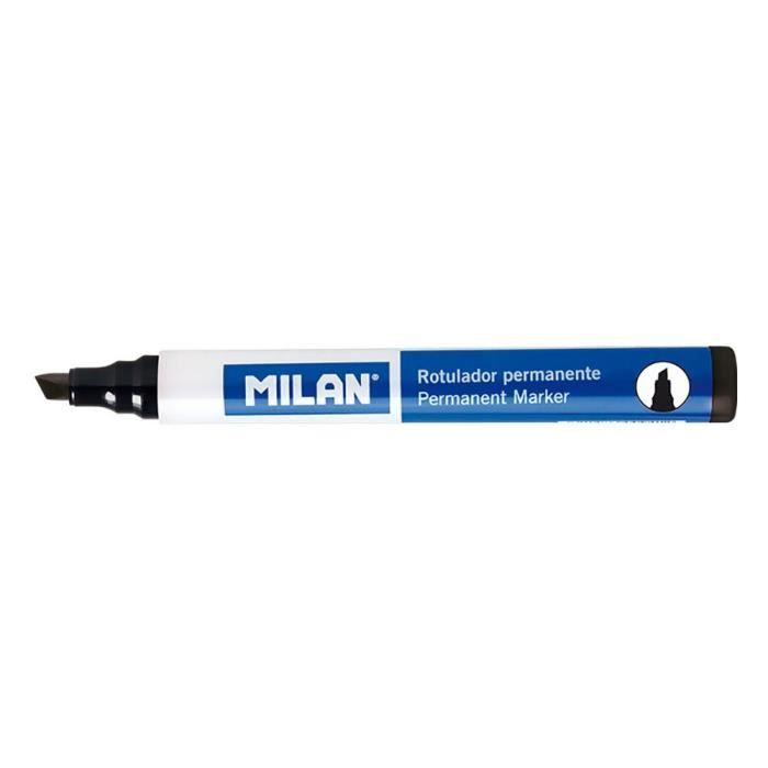 Permanente Filzstifte - Milan - 16428122 - Alkoholbasierte Tinte - Keilspitze 1-4mm - 12er Set