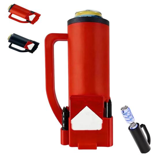 Tactical Reload Beer Bottle Sleeve with Built-In Opener Insulated Can Cooler Portable Drink Holder for Camping BBQ Novelty Gift for Men Military Fans