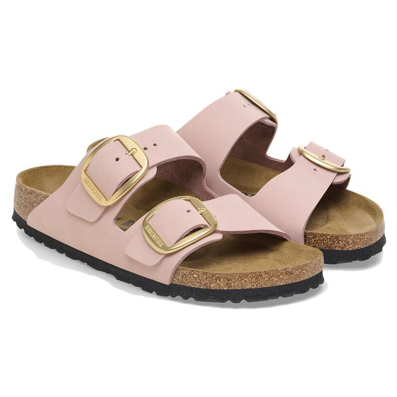 Birkenstock Leather Slide Slippers Women's Pink Narrow 1026583