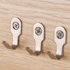 Space Saving Stainless Steel Hook 10 Pack Rusts Resistant Hook Ideal For Mounting On Walls Door And Cabinets