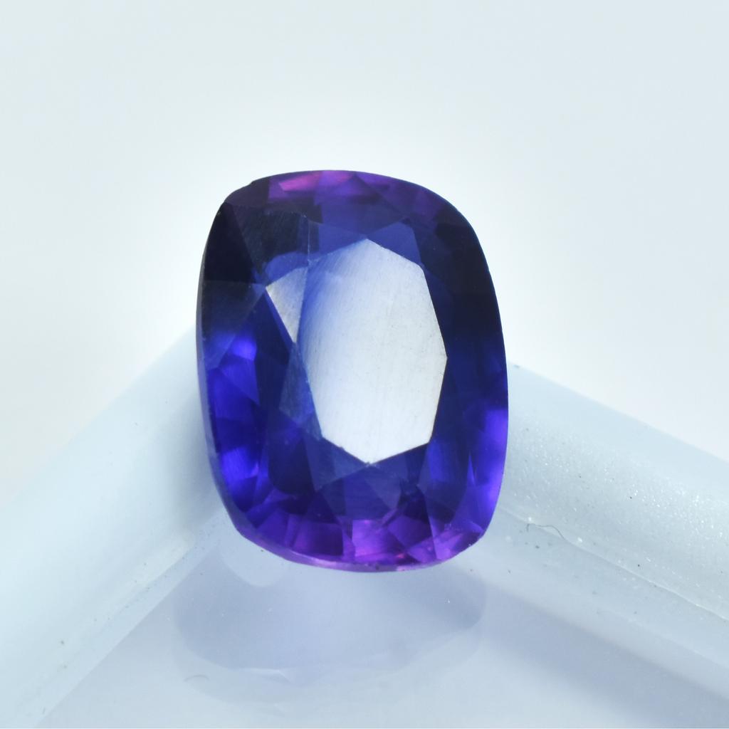 Natural Blue Sapphire Loose Gemstone Cushion Cut 8.45 ct September Birthstone for Gem Collections