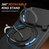 Sliding Camera Lens Protection Armor Case For Xiaomi Poco C85 Redmi 15C 4G 5G Metal Ring Stand TPU Frame Plastic Cover Fundas