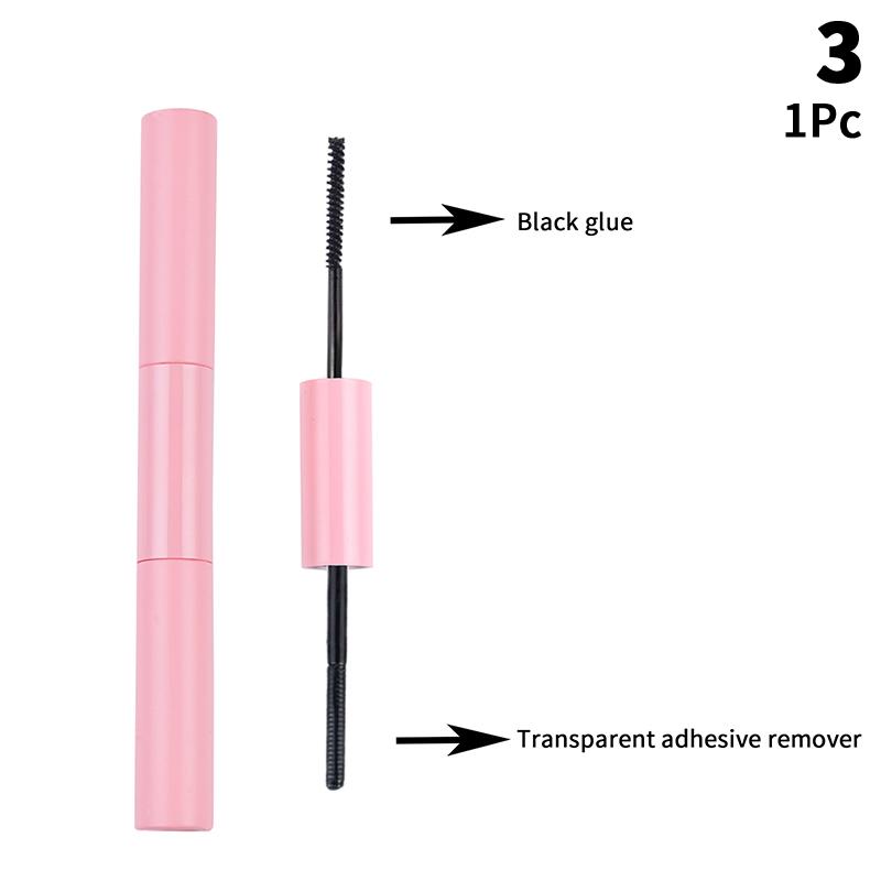 Adeziv și Sigilant pentru Gene pentru Gene în Grupuri DIY, Adeziv pentru Gene de Lungă Durată, Fixare, Rezistent la Apă, Aplicator Mascara, Adeziv pentru Gene False cu Două Capete