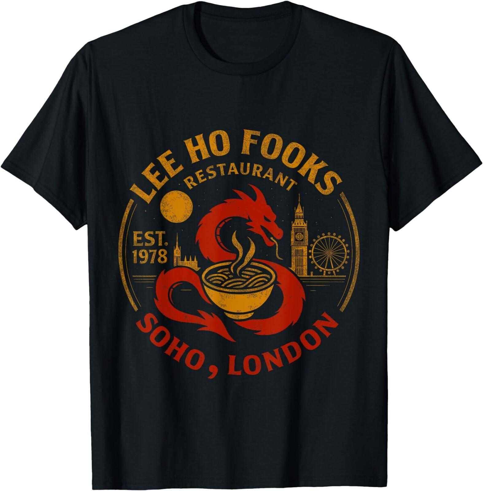 Lee Ho Fooks Retro Chinese Restaurant Funny Adult T-Shirt, Unisex Tees S разноцветный