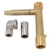 Quick Connect Valve Wrench, Brass and Stainless Steel G1 Male Thread Irrigation Valve, Efficient Water Distribution for Outdoor Gardens,