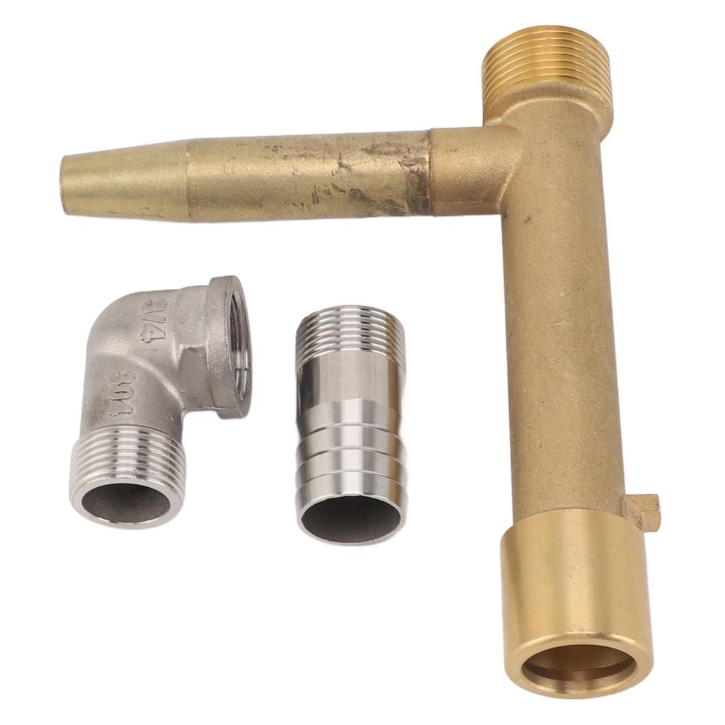 Quick Connect Valve Wrench, Brass and Stainless Steel G1 Male Thread Irrigation Valve, Efficient Water Distribution for Outdoor Gardens,