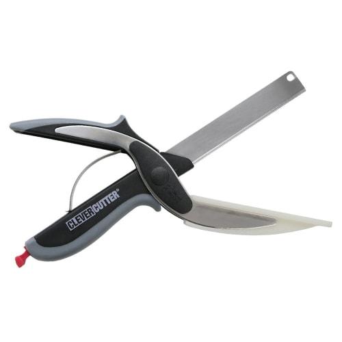 [Authentic Japanese Product] Clever Cutter Cutting Knife with Cutting Board, Kitchen Scissors, and Cooking Scissors