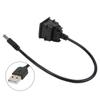 Car Wire USB Outlet Extension Male To Female Multiple Protection 12V‑30V Input Replacement for Camry Prius