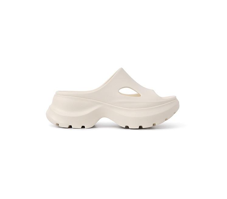 

[Su Yinyin of the same style] Supermodel legs~ 7.5cm thick bottom heightening non-smelly foot stepping on shit slippers women s cool slippers 40