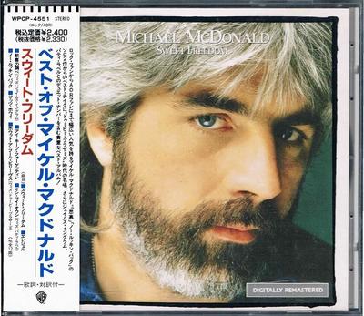 CD MICHAEL MCDONALD  Sweet Freedom WPCP4551 Warner Bros. Re 1991 Japan Rock Used