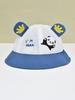 Baby Panda Sun Hat With Wide Brim Cotton Breathable Summer Kids Cap For Sun Protection