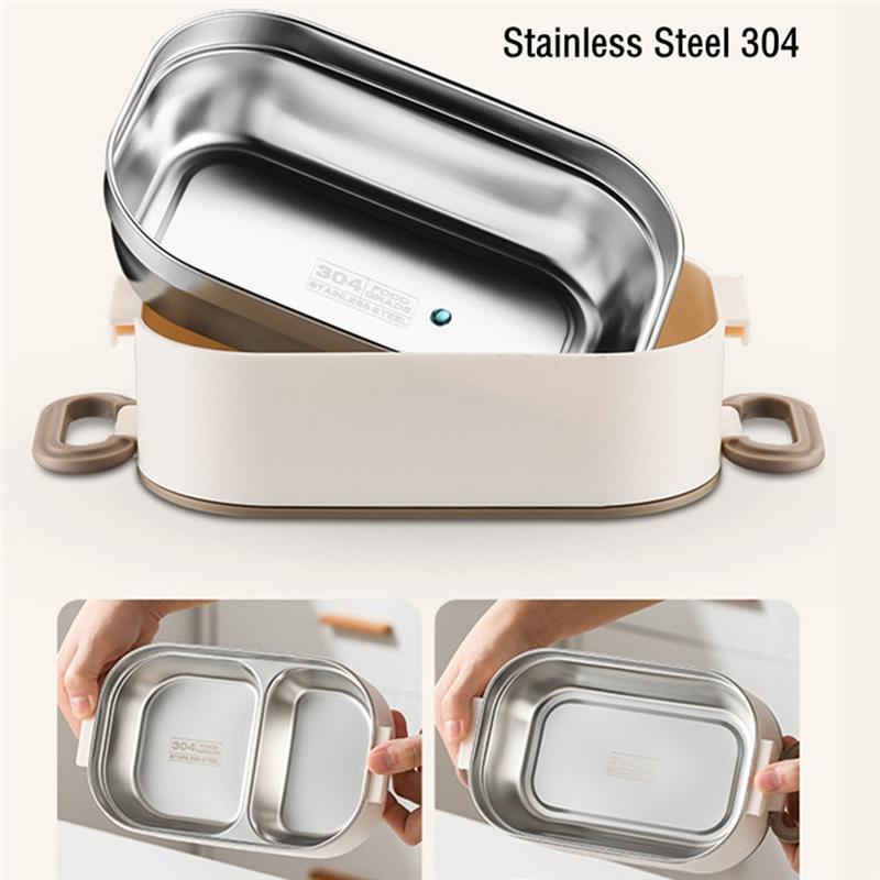 J1UL1N 1500Ml Double Layers Stainless Steel 304 Thermal Lunch Box With Insulation Bag Leak-Proof Bento Box Adult Student Food