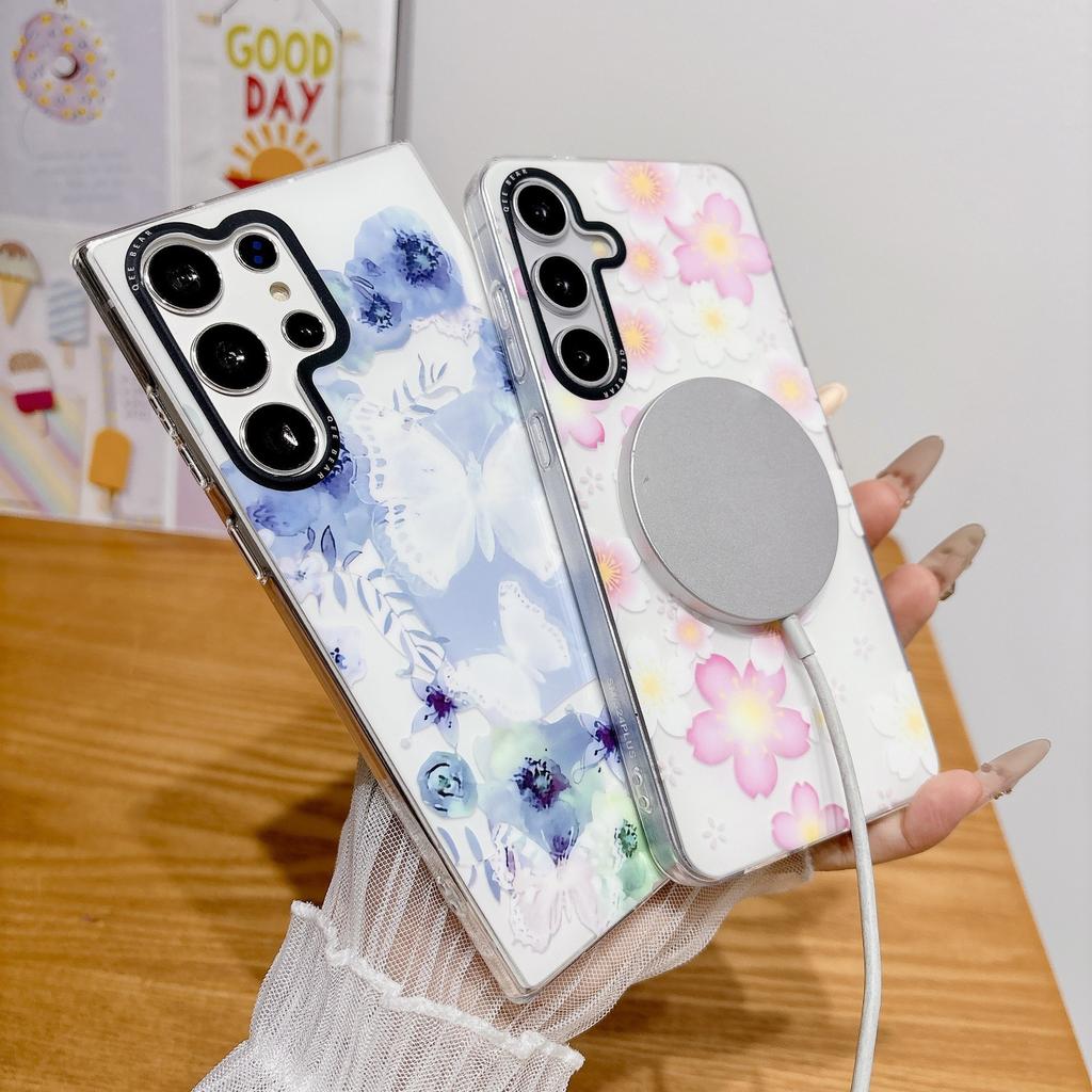 New imd skin matte cartoon magnetic suction new Samsung S11ultra mobile phone case S11/S11 anti-drop