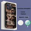S-str-ay Coo kidEs Poster Design Phone Case For iPhone 16 15 14 13 12 11 Plus Pro Max High-end Luxury Magsafe Sheepskin