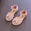 2026 New Summer Style Fashionable Comfortable Casual and Elegant Flat Bow Toe-toe Beaded Wear-resistant Girls' Leather Shoes