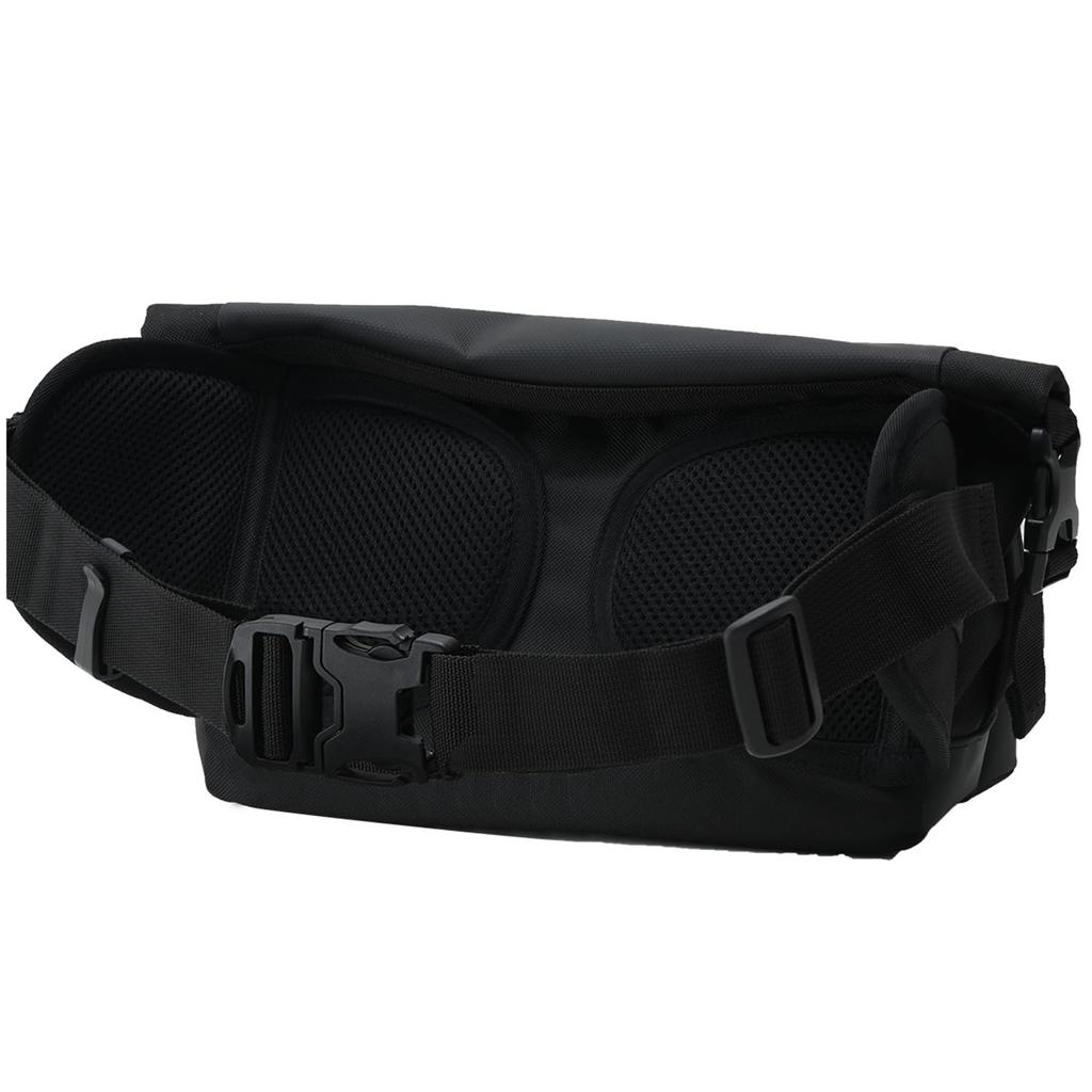 RS TAICHI Motorcycle Body Waist Waist WP Hip Black Bag, Bag, Pouch, Waterproof, Touring, Bag, RSB279, Unisex, Adult,