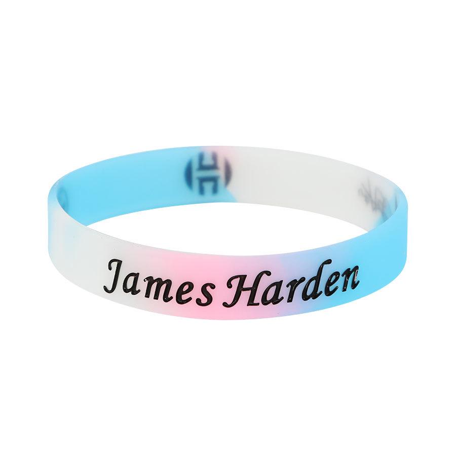 Douyin Popular NBA Star Signature Luminous Silicone Sports Bracelet/Wristband