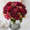 1/3PCS Artificial Flowers Silk Ball Chrysanthemum Peony Home Room Wedding Bridal Bouquet Decor Valentine Outdoor Yard Garden DIY