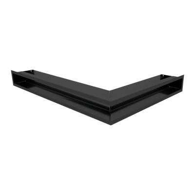 Vent Cover LUFT rohový levý 76,6x54,7x9 černý