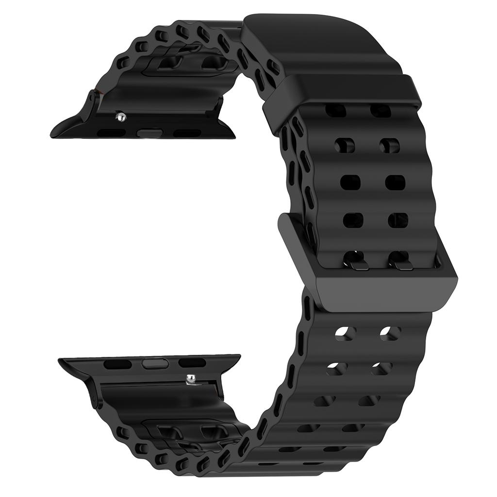 Silicone Strap for Apple Watch Ultra 3 49mm Band Breathable Bracelet for iWatch Series 11 10 42 46mm 9 8 7 6 SE 45mm 44mm Strap