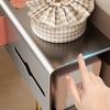 Carbon Steel Toilet Paper Holder Punch Free Waterproof Bathroom Tissue Self Wall Mounted with Trash Bag Holder Toilet Paper Box