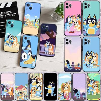 MH23 Bluey Telefon Kılıfı Kılıfı Redmi Note 12 12S 12C 13 13C 13R 14 14S 14R 14C Pro Max Plus A3 A3X A4 A5 11A 13X için