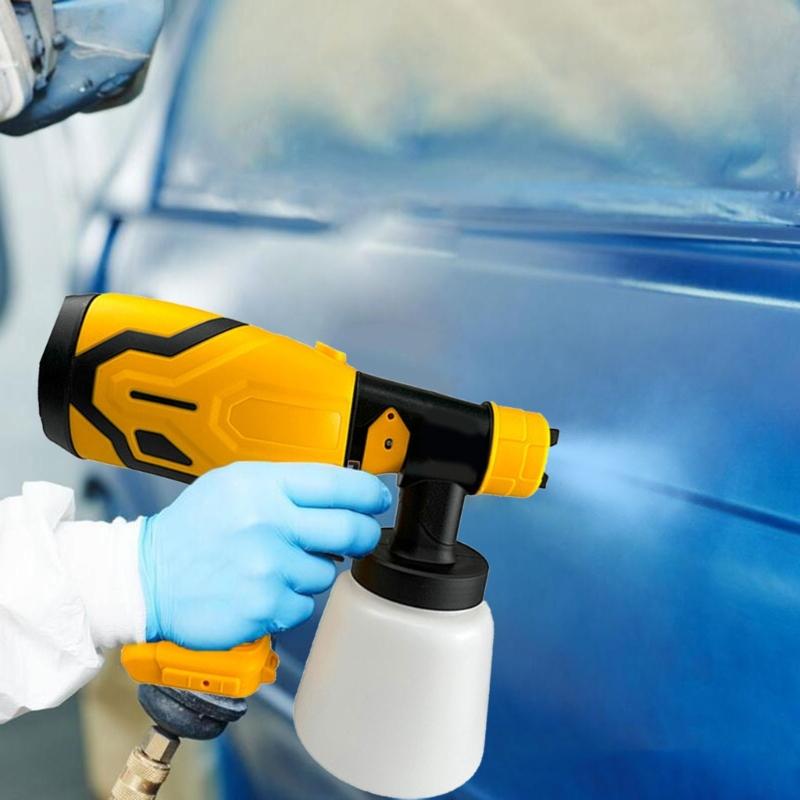Paint Sprayer HVLP Sprays Guns with Nozzles and 3 Patterns for Furniture Cabinets Fence Wall Door Garden Chairs