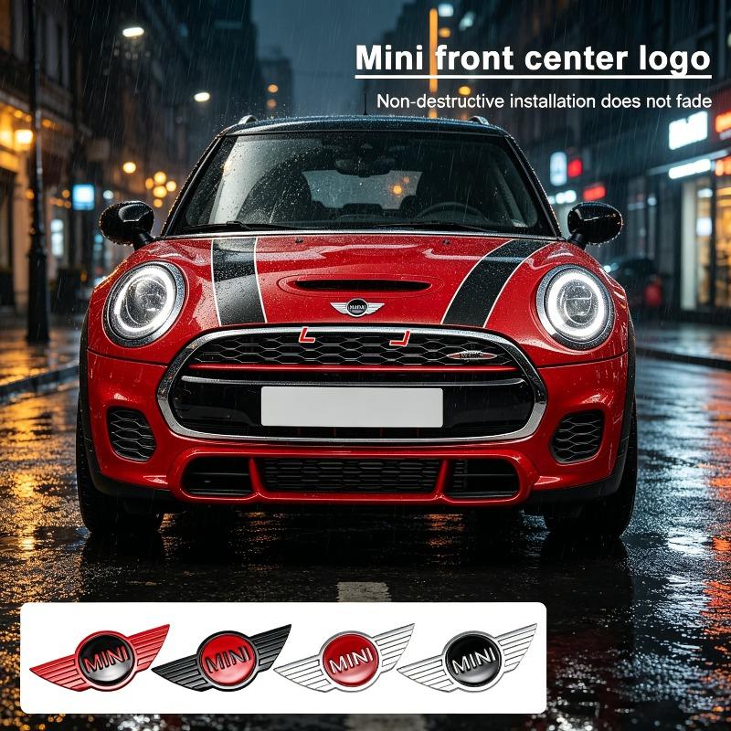 1Pc 3D Metal Car Stickers Trunk Body Emblem Badge Decoration Auto For Mini Cooper Countryman Clubman JCW F55 F56 R55 R56 R60 F60