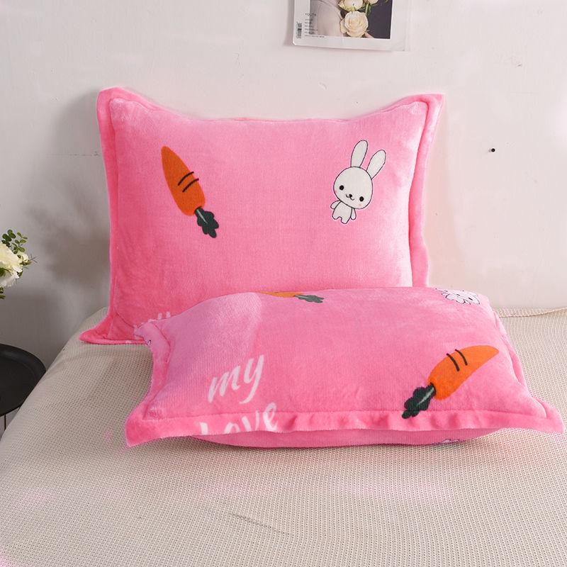 2 Stück/Set Winter Kissenbezüge Mod Kissenbezüge Flanell Bettwäsche Set Weich Warm für Zuhause Kissen Handtuchbezug Bettwäsche