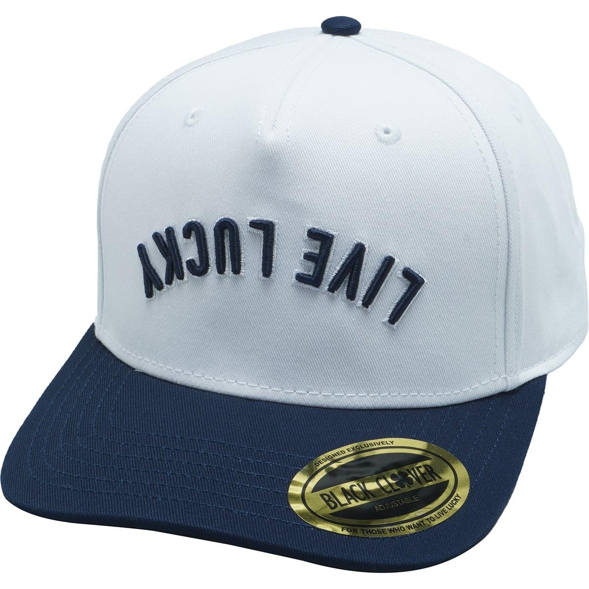 Cap UPSIDE DOWN LUCK 2 [Black Clover] NAVY/WHITE/NAVY