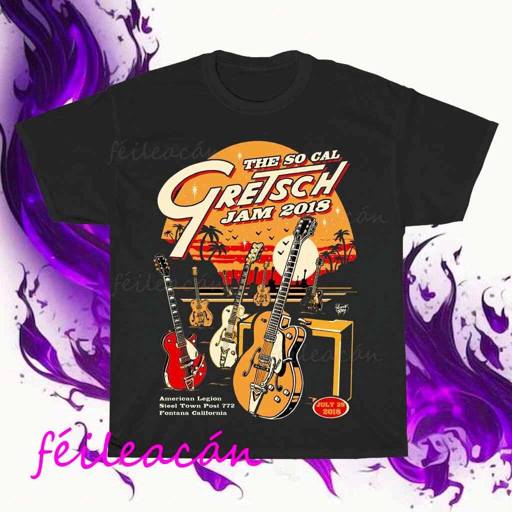 Brand New Gretsch guitars logo American T-Shirt Funny Size S to 5XL 3XL