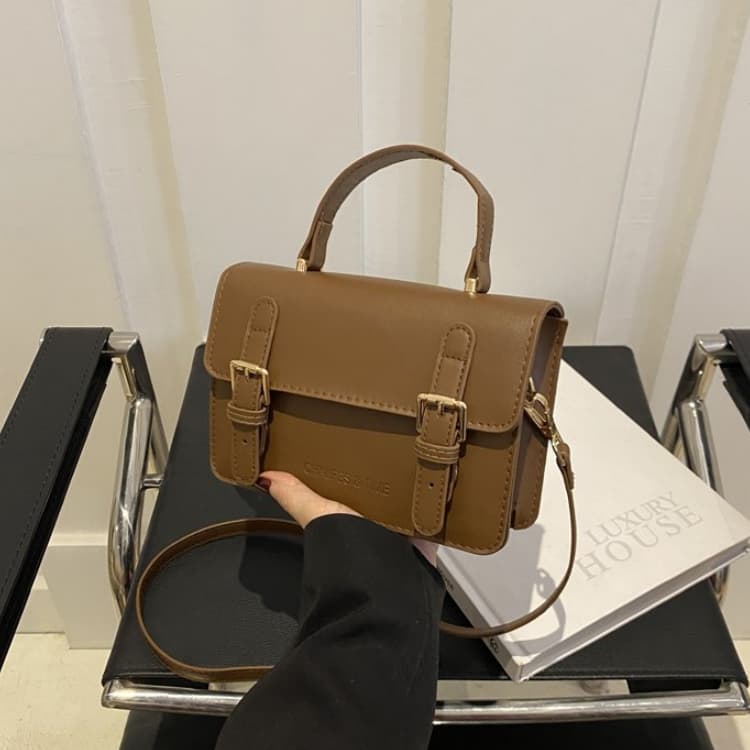 College style ladies flip tote bag messenger bag