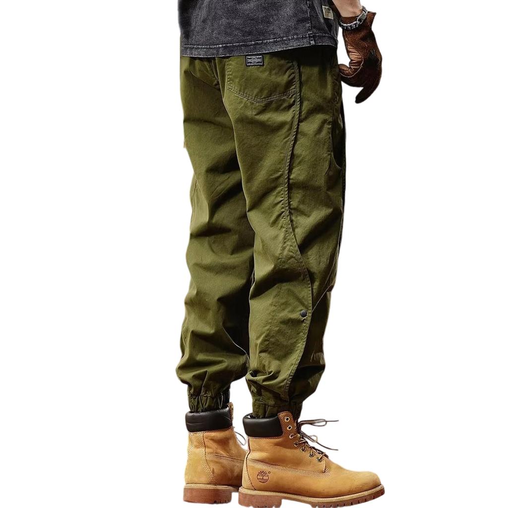 Męskie spodnie sportowe, spodnie casualowe, spodnie robocze z wieloma kieszeniami