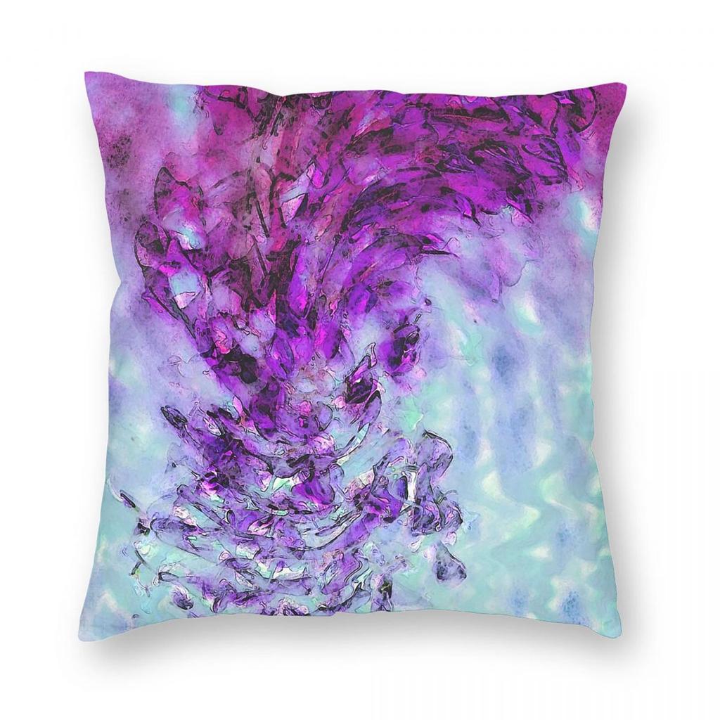 Wisteria With Blue Sky Square Pillowcase Polyester Linen Velvet Printed Zip Decor Throw Pillow Case Room