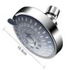 5 Modes High Pressure Shower Head 4 Inch High Flow Fixed Showerheads Sprayer Bathroom Rain Showerhead Faucet Replacement Part