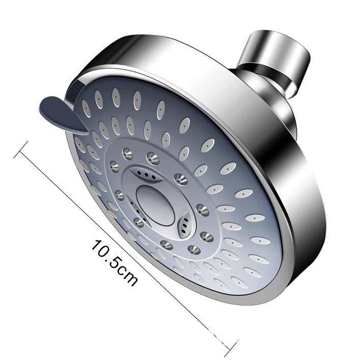5 Modes High Pressure Shower Head 4 Inch High Flow Fixed Showerheads Sprayer Bathroom Rain Showerhead Faucet Replacement Part