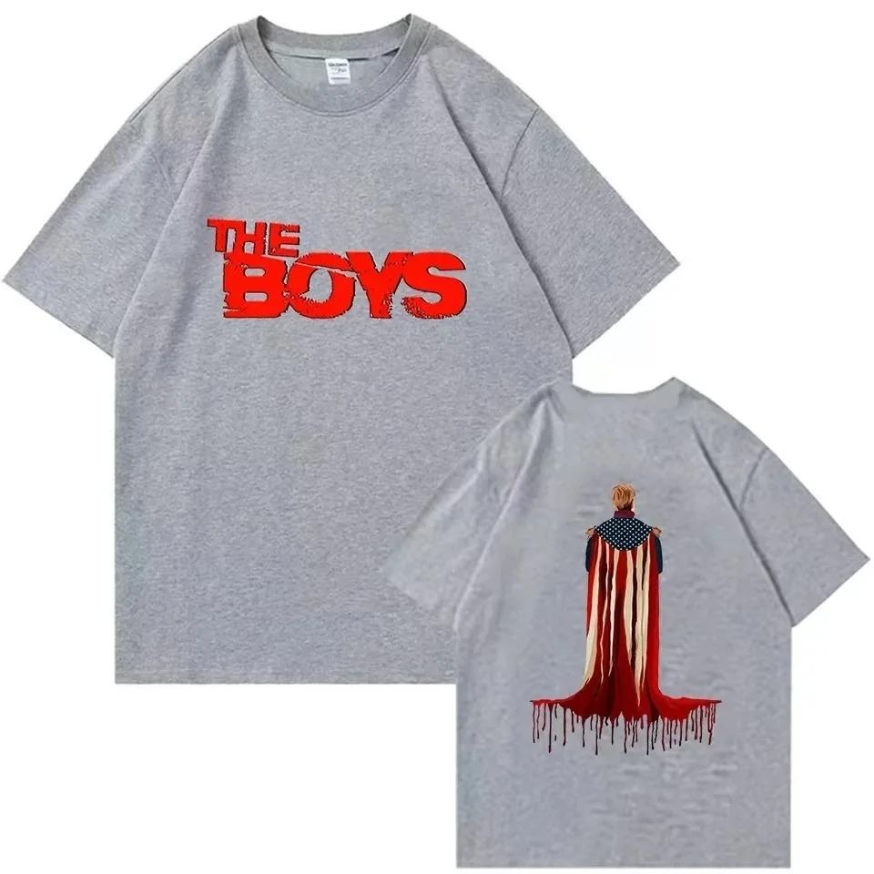 

The Boys Homelander American Flag Cape Graphic Oversized Streetwear Pop Rock Concert Fan Merch T-Shirt XXXL