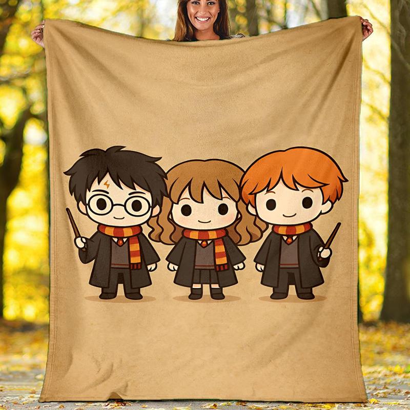 Hagar Theme Printed Blanket Perfect For Couch Bed Travel Outdoor Use Machine Washable Cozy Durable