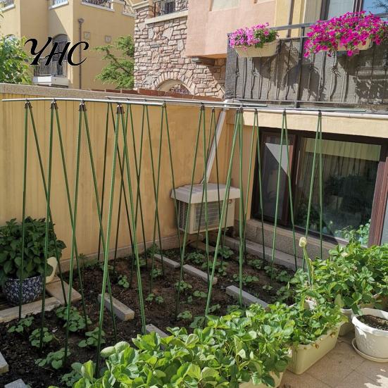 6 Adet Bir Klip Tente Bitki Braketi Boru Destek Tutucu Ayağı Raf Bahçe Parçaları