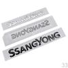 SSANGYONG big small mark trunk labeling car stickers for SSANGYONG Korando car refit body badge rear tail car accessories AQ1F3