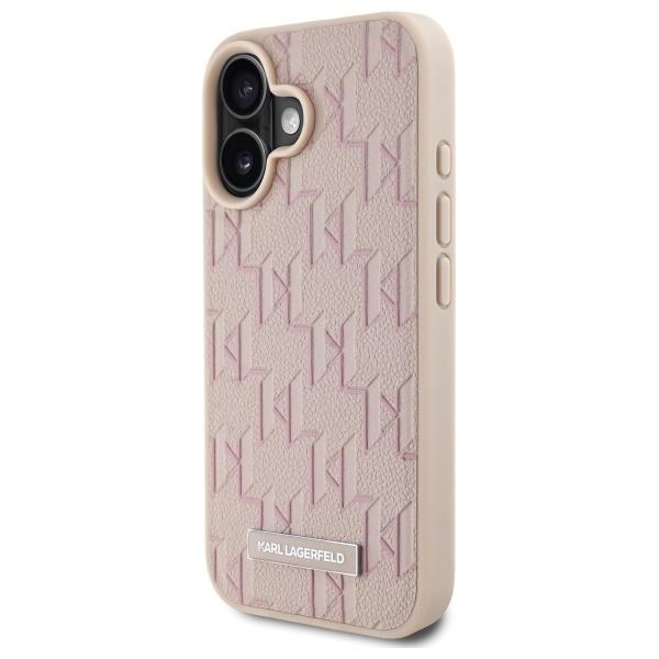Karl Lagerfeld Klhmp16Spkhporpp Iphone16 6.1 Różowy/Pink Hardcase Hot Stamp Magsafe