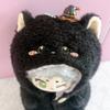 3D Plush Kigurumi Black Cat Costume for 10cm Plush Kigurumi Otaku Doll Kpopdoll Costume Toys, Accessories, Activities, Mascot, [Used]