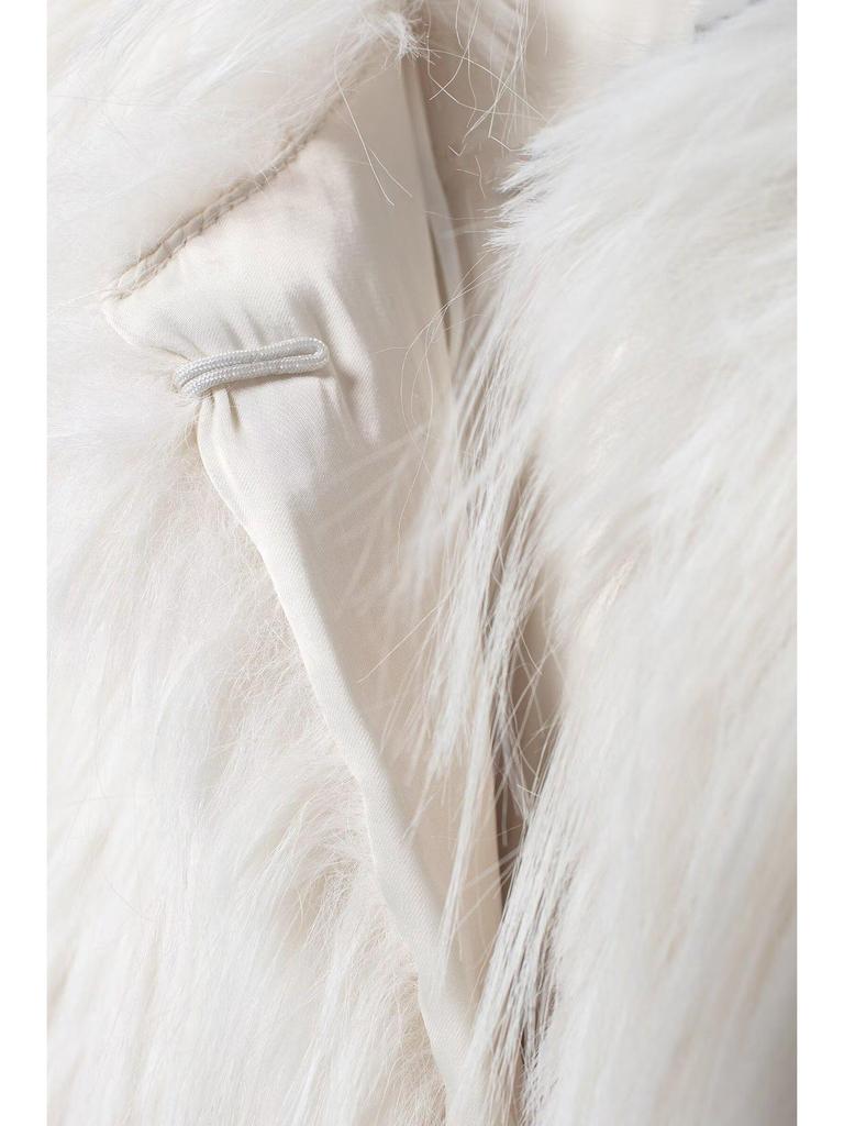 2024 Autumn Women's European & American Style Faux Fur Long Sleeve Jacket