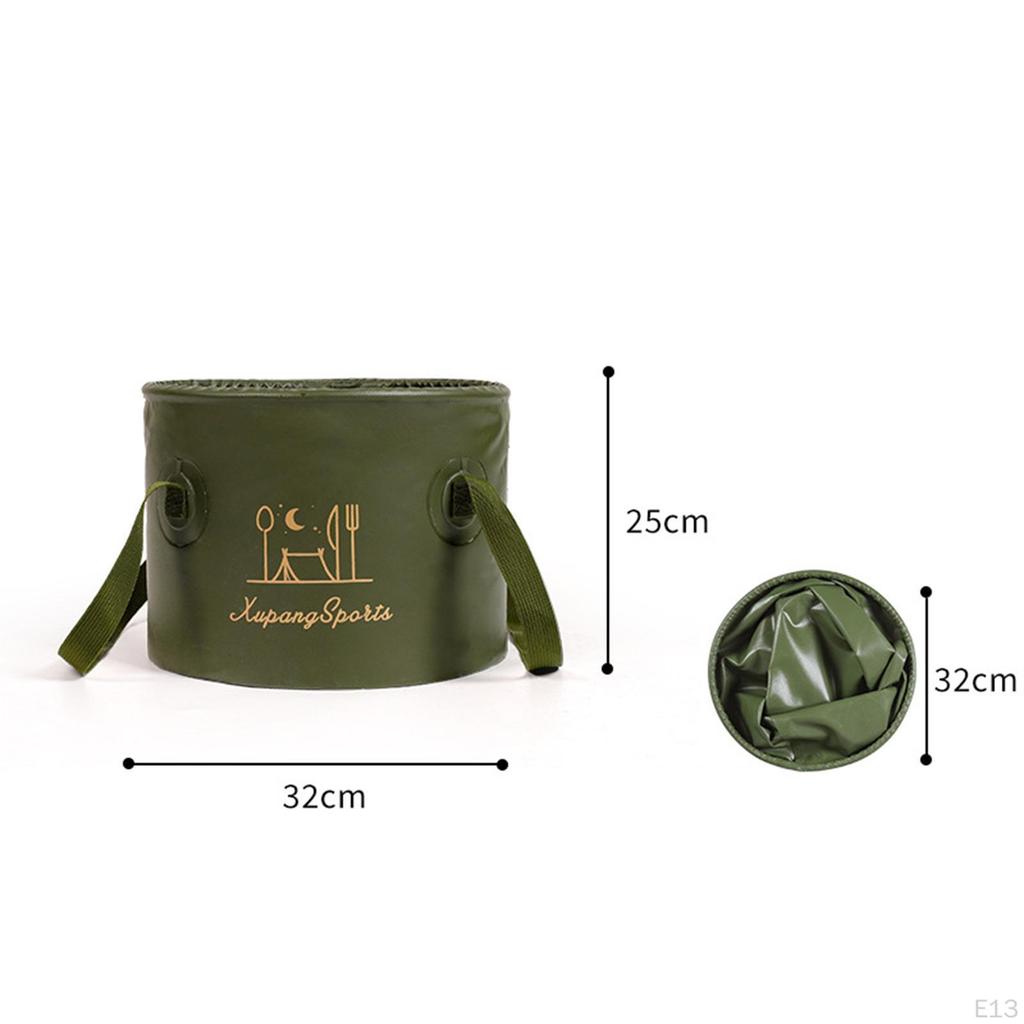 Collapsible Bucket Fishing Leakproof Waterproof Portable Water Container Foldable Wash Basin